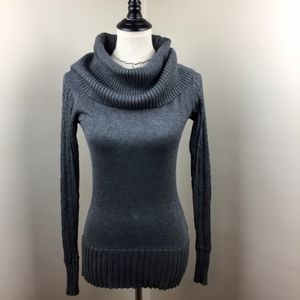 Buffalo David Bitton Grey Cowl Sweater S